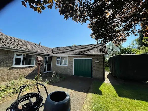 Bungalow with a newly tiled roof